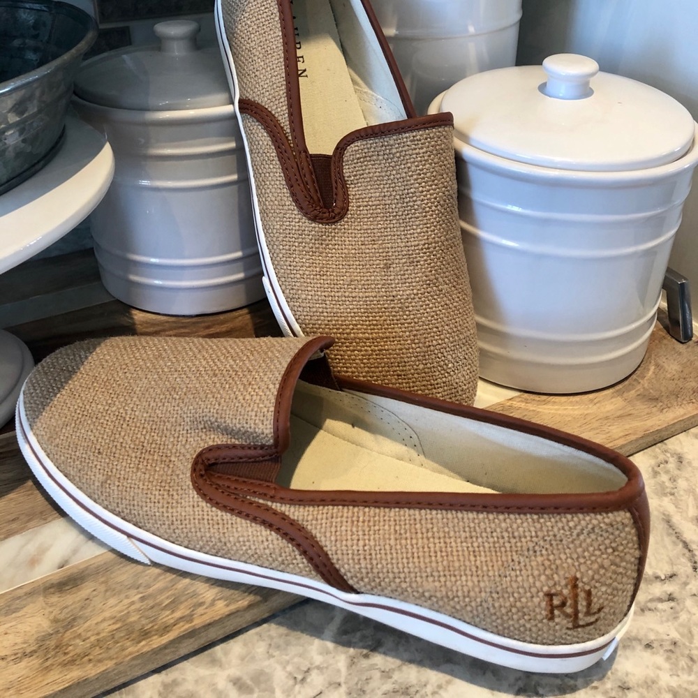 Ralph Lauren Slip On Loafer Shoes Size 9